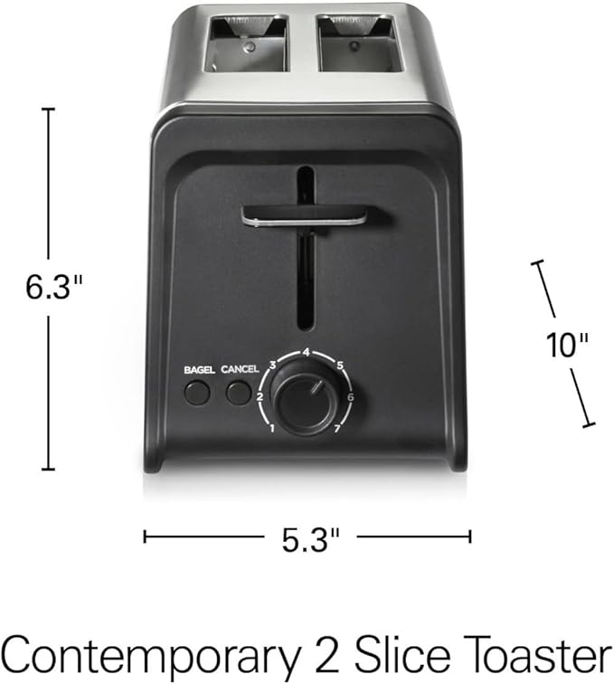 Toaster with Wide Slots Bagel Function Toast Boost Stainless Steel