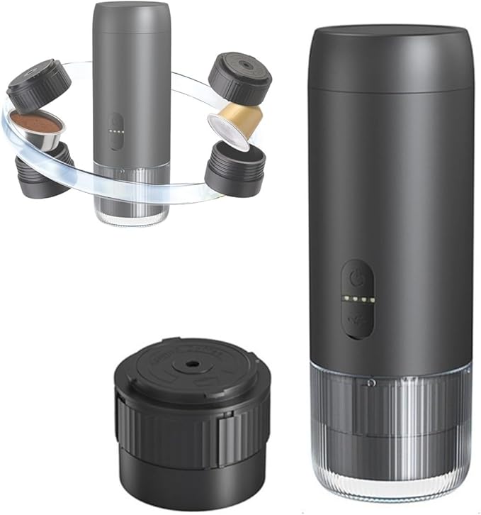 Portable Electric Espresso Machine 20 Bars Fast Heating Coffee Machine For Home/Travel/Office/Camping Car for MINI Coffee Maker Self-Heating With USB Rechargeable