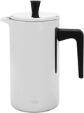 Leopold Vienna 700 ml Coffee Maker Double Walled Napoli Stainless Steel Silver 10 x 15.5 x 19.8 cm
