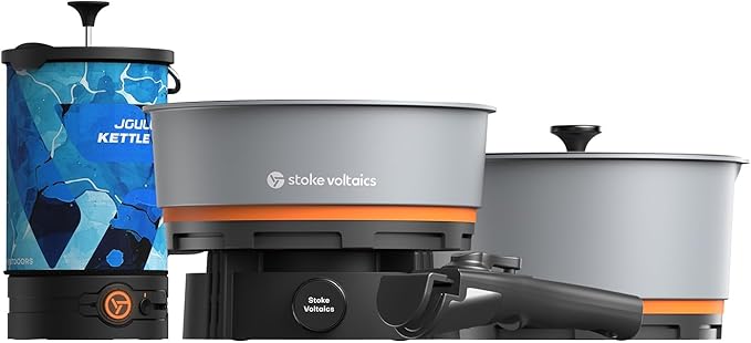 Electric Cookware Included Joulle Kettle French Press Coffee Maker &amp Nomad Cooking System Multi-Functional Cooking Gear for Travel Electric Vehicles Car Camping Overland Vanlife