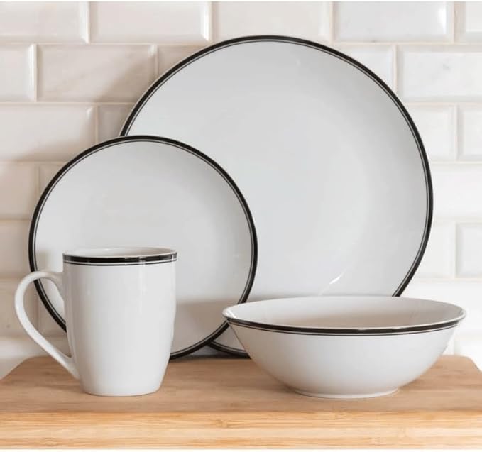 16-Piece Ceramic Dinnerware Set Dinner Set Plates and Dishes Dinner Plates Home Centerpiece