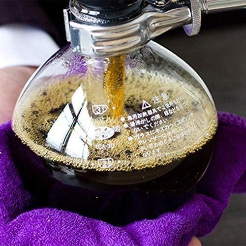 Japanese Style Siphon Coffee Maker Tea Siphon Pot Vacuum Coffeemaker Glass Type Coffee Machine Filter-3 Cups