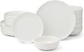 Oneida 899204 24 Seven White 18-Piece Dinnerware Set Service For 6