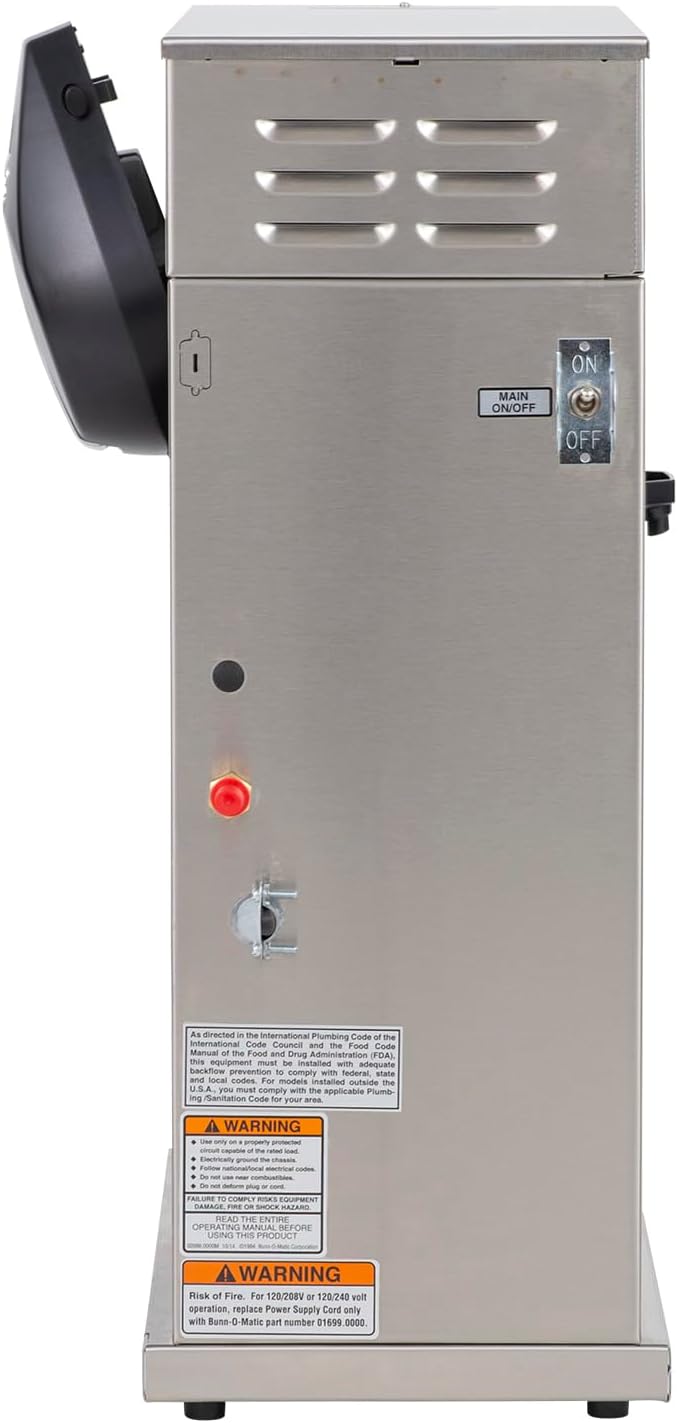 BUNN DV APS Axiom Dual Voltage Airpot Coffee Brewer with LCD