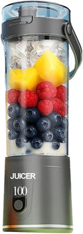 New wireless portable household juicer juicing cup USB charging small juicer (B-Grey)