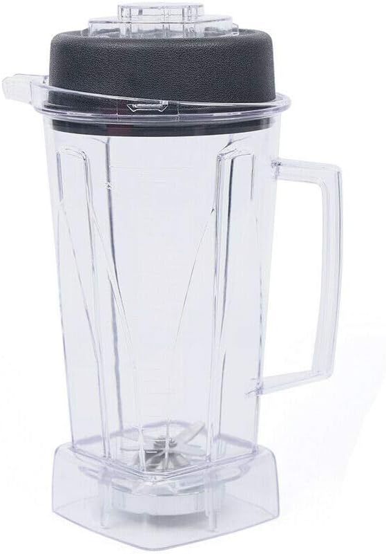 110V Professional 2L 1500W 2HP Heavy Duty Commercial Grade Countertop Electric Mixer Juicer Mixer Food Processor for Crushing Ice Frozen Dessert SoupFishSpeed 4300RPM (Red+White)