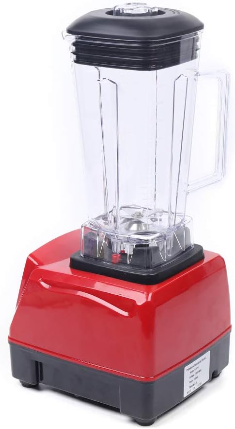 Kitchen Blender70Oz Countertop Blender 1500 WattsHigh Performance High Powered Professional Blender and Food Processor for SmoothiesHigh-Speed Blenders Red
