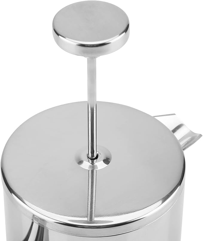 ZJchao French Press Coffee Maker French Coffee Press with Filter Double Walled Presses Stainless Steel Maker Tea for Kitchen Cafe Travel Camping (800ML)
