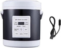 12V/24V Portable Car Rice Cooker Metal Texture for Home and Travel Use with Nonstick Inner Pots and Features Chejia Dual-Purpose Rice Cooker