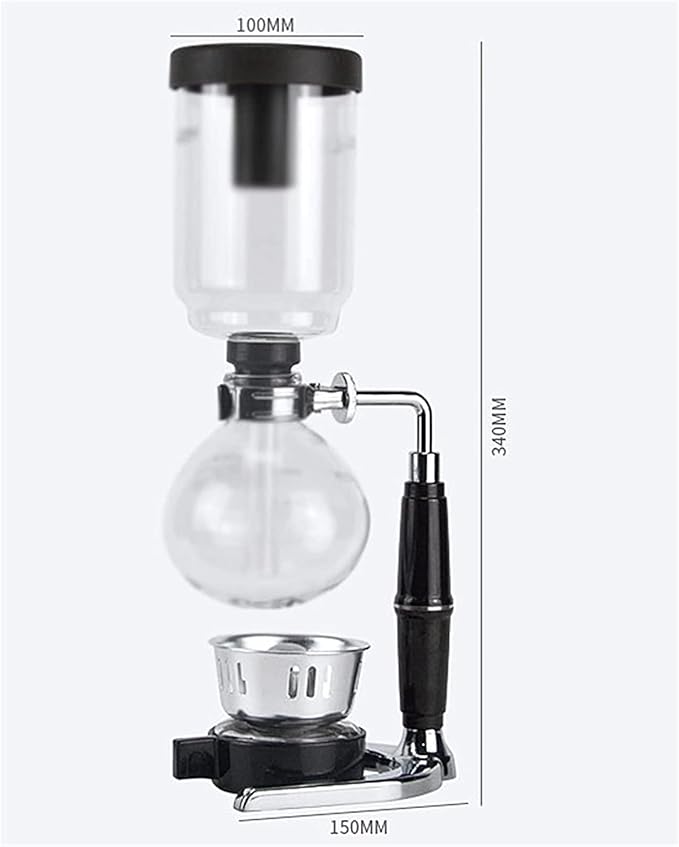 Percolator Coffee Pot Siphon Coffee Maker Coffee Maker Siphon Pot Resistant Glass Brewer Coffee Maker