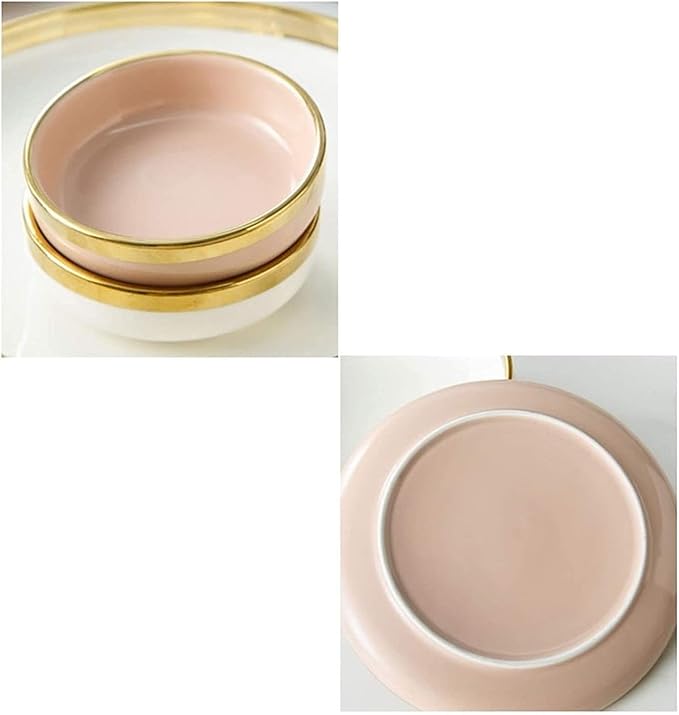 GaRcan Dinner Plate Luxurious Dinner Set for Party or Wgifts Dinnerware Set China Dinner Set Plates and Bowls Sets for Restaurant and Wgifts
