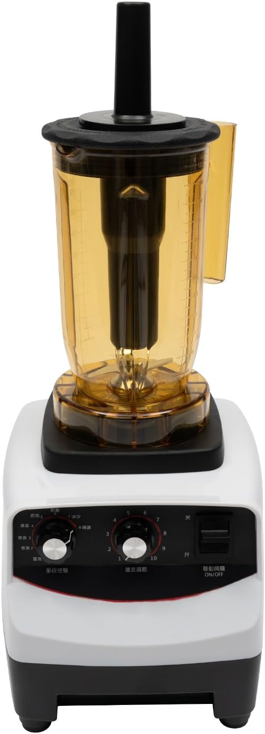 Tea Brewing Machine 1200ml Bubble Tea Machine w/ 4 Cups &amp 10 Gears Speed 1800W 30000RPM Multifuction Food Blender Shaker Smoothie Maker Brew Cream Milk Mixer for Home Milk Tea Coffee Shop