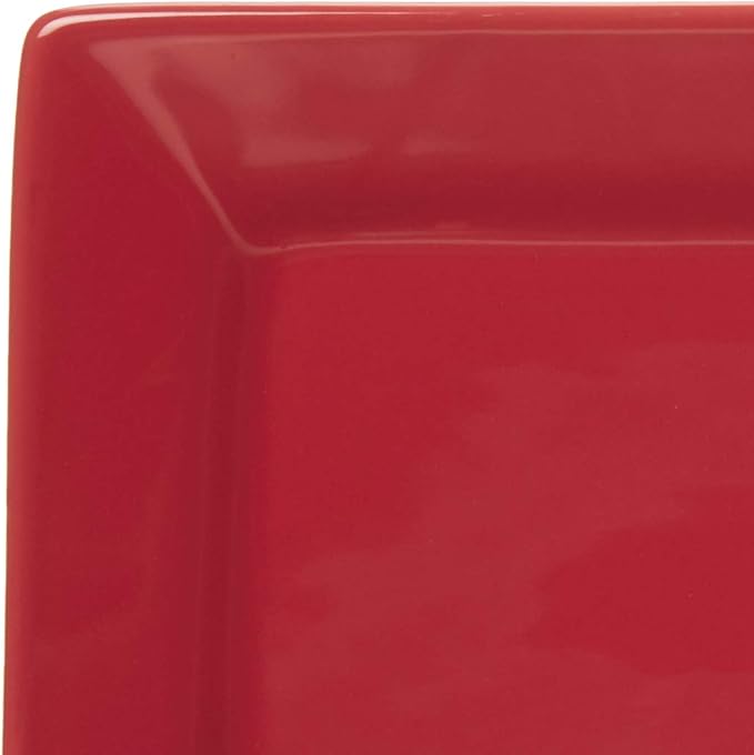 10 Strawberry Street Nova Square 16 pc Dinnerware Set Red