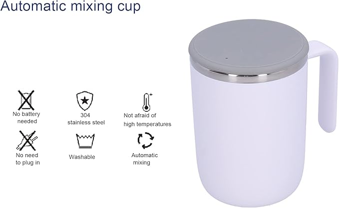 Smart Hot Beverage Blender Cup Self Stirring Beverage Cup Automatic Mixing Coffee Blender Cup Automatic Self Stirring Coffee Cup
