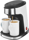 Drip Coffee Maker Kitchen Removable And Washable Household Coffee Machine Tea Coffee Pot Milk Coffee Maker Free Two Ceramic Cups