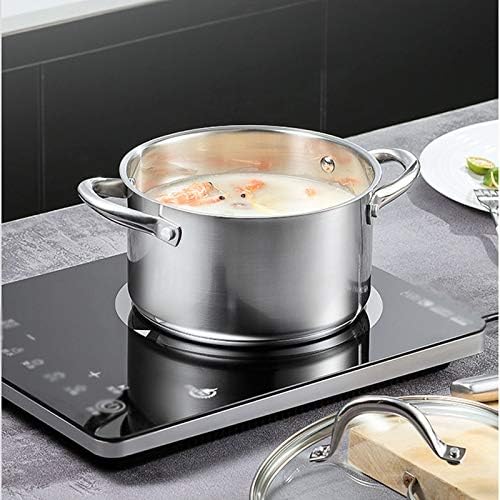 Pots and Pans Cookware Set Combination Stainless Steel Wok Soup Pot Milk Pot Frying Pan Gift Set Pot Three-Piece Set of Four Sets of Household Kitchen Supplies vision