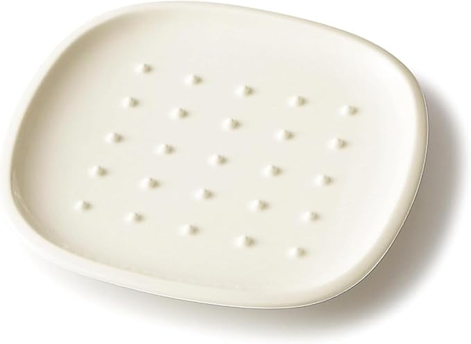 Miyama Dinnerware Set Bread Plate 7.5 x 7.1 inches Polka Dot Pattern Ivory Glaze Wedding Gift Porcelain Modern Style 2 Count