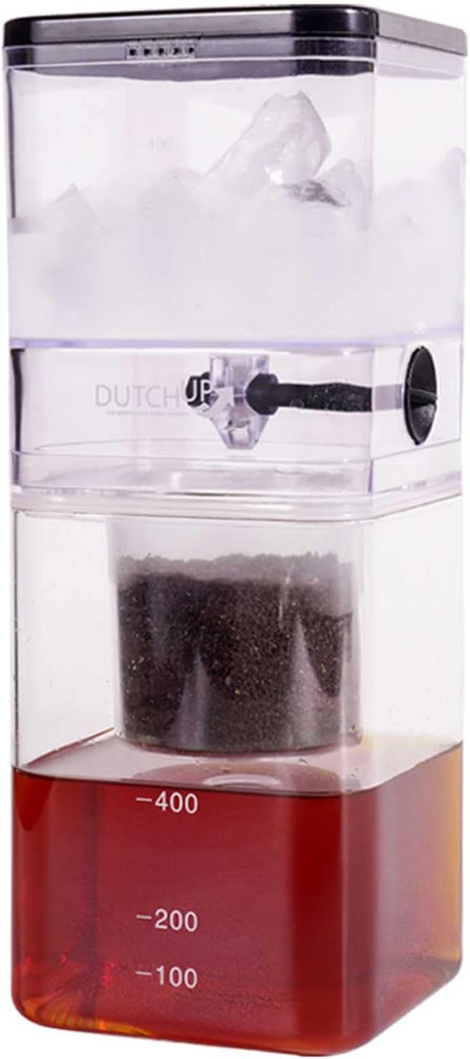 Ice Drip Coffee Pot Square Cold Brew Square Pot Coffee Teapot Coffee Maker for Kitchen Office Use