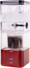 Ice Drip Coffee Pot Square Cold Brew Square Pot Coffee Teapot Coffee Maker for Kitchen Office Use