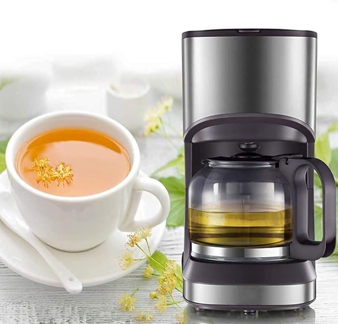 Coffee Machine Coffee Maker Home Small Automatic Coffee Maker Drip Teapot with Reusable Filter Warming Plate Coffee Potfor Home and Office