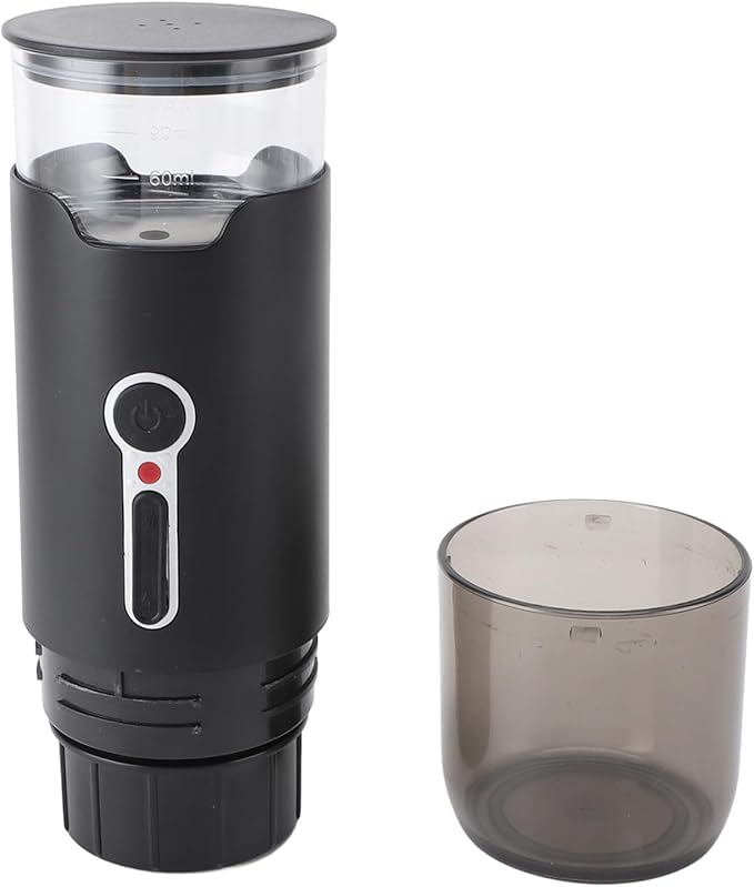 Haofy Portable Rechargeable Mini Coffee Maker 15 Bar Pressure Electric USB Coffee Machine Lithium Battery 1500mAh Capsule Coffee Flavor Variety (American heating)