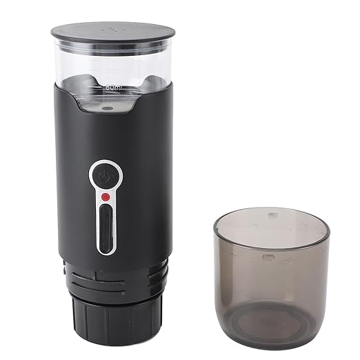 SUNGOOYUE USB Rechargeable Mini Coffee Maker Portable Wireless Coffee Maker for Home Black (#3)
