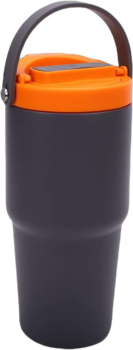 Zerodis Portable Maker Coffee Machines Mini Electric Coffee Maker 600ml Stainless Steel Insulated Electric Extraction Bottle for Camping Travel Outdoor Portable