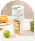 Portable Blender for Shakes and Smoothies 18oz Personal Size Blender with USB-C Rechargeable 6 Blades for Crushing Ice White
