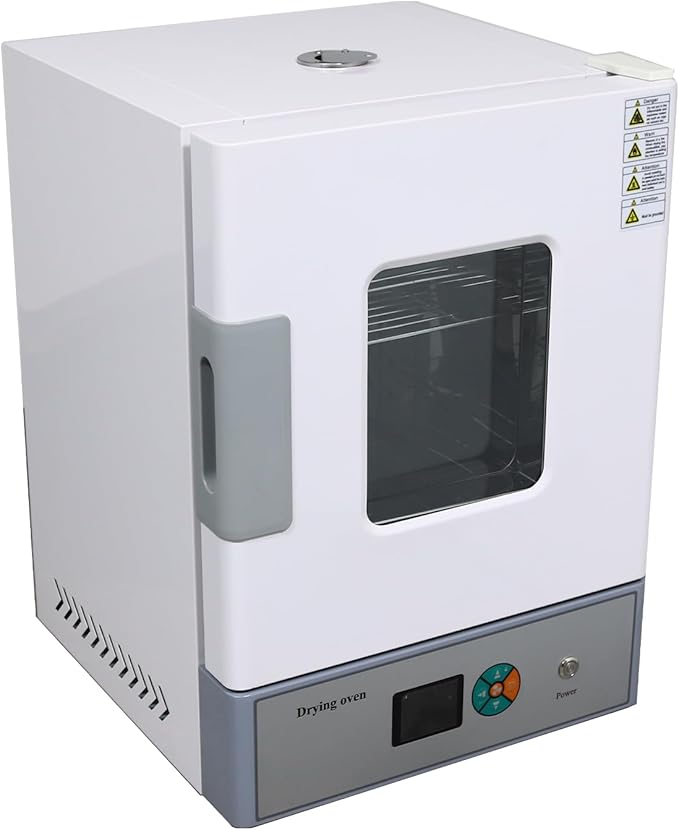 Lab Forced Air Convection Drying Oven RT+50-572℉ Drying Oven 45L Lab Industrial Digital Forced Drying Oven 110v 1KW Grey