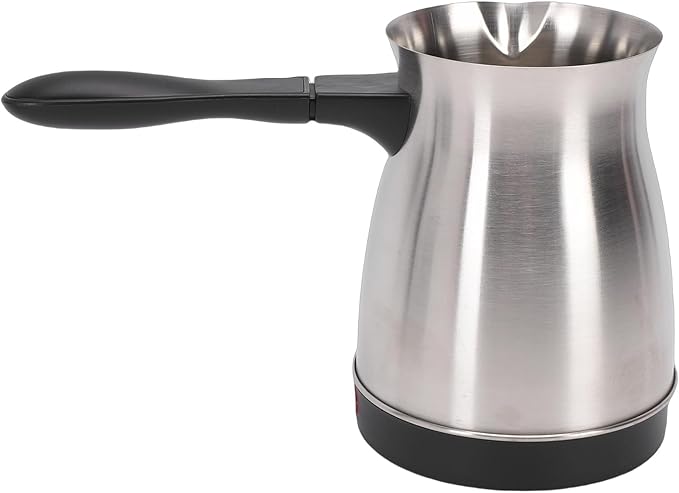 ZJchao Electric Turkish Coffee Pot Stainless Steel Coffee Maker with Manual Brewing Control for Personalized Flavor Compact Design for Home Travel Office