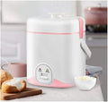 Mini Rice Cookers 200W Multi Rice Steamer1.2L Non-Stick Inner Pot One Key Automatic Cooking Easy Cleaning