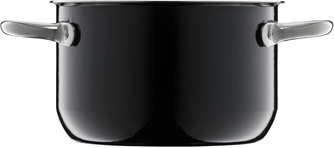 WMF Fusiontec Inspire 3-Piece Saucepan Set Black High-Tech Ceramic Induction Includes 3 Pots and 1 Glass Lid