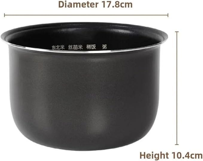 Compatible With Midea. Rice Cooker 1.6L Inner Pot MB-YN161/WYN165/MB-FS16C/FS165/FD162