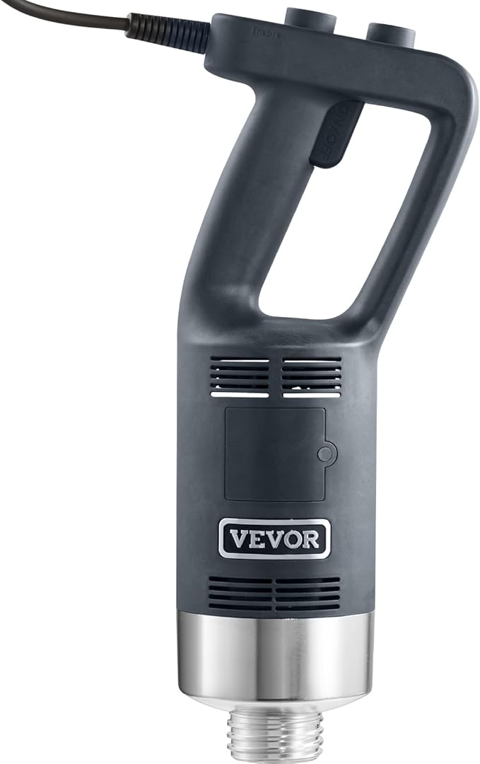 VEVOR Commercial Immersion Blender 750W 20 Heavy Duty Hand Mixer Variable Speed Kitchen Stick Mixer with 304 Stainless Steel Blade Multi-Purpose Portable Mixer for Soup Smoothie Puree Baby Food