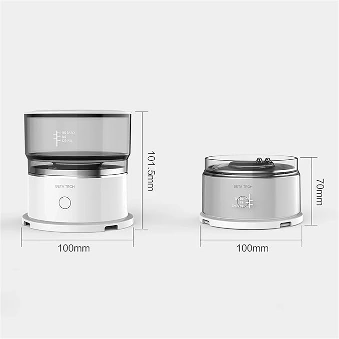 Electric Coffee Maker Portable Mini Coffee Machine 304 Stainless Steel Hand Rushing Coffee Pot for Travel Car Home(Coffee Dripper)