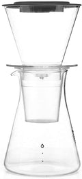 Habiba Iced Drip Coffee Maker 440ml Cold Brew Coffee Maker Detachable Parts Multifunctional Heat-Resistant Glass Siphon Coffee Maker Coffee Maker for Home Office Reusable