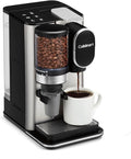 Cuisinart Single-Serve Coffee Maker + Coffee Grinder with 8 10 and 12 oz. Serving Size Compatible with Single-Cup Pods 48-Ounce Removable Reservoir Stainless Steel DGB-2SS