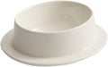 Thcbme 白色陶瓷椭圆小碗家用精致碗甜品碗 Ceramic Dish Set 碗小菜碗小吃碗/Ceramic Dinnerware SetsPlates and Bowls/8英寸云白鲍盅碗-椭圆款