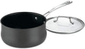 Cuisinart 64193-20 Hard Anodized 3-Quart Saucepan with Cover Contour-Stainless-Steel-Cookware Black