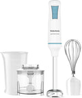 Taurus – 1000 Plus Stainless Steel Hand Blender Electric Mixer Blender 2 Speeds + Turbo Stainless Steel Blades Splash Proof Bell Ergonomic BPA-Free | Dishwasher Safe | With Accessories