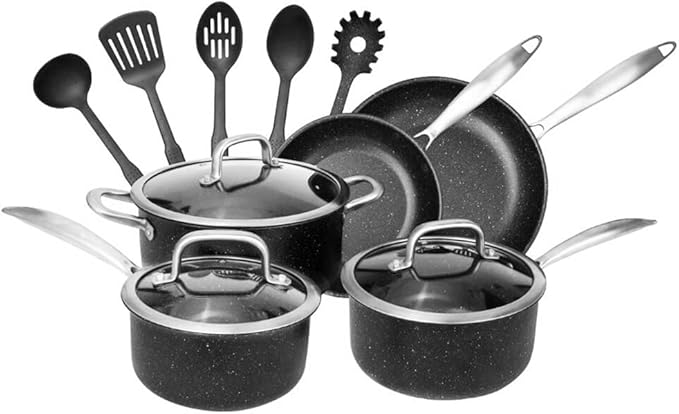 Cookware Set Aluminum Cooking Set Water Kettle Pan Pot Tableware Equipment
