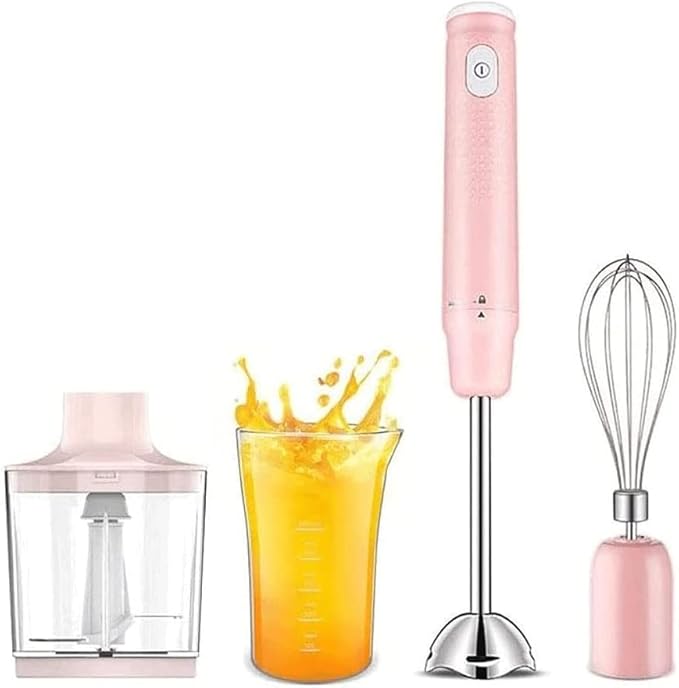 Hand Blender Powerful Immersion Blender Handheld Smart Pressure Speed Control Portable Stick Mixer Perfect for Smoothies Baby Food &amp Soup