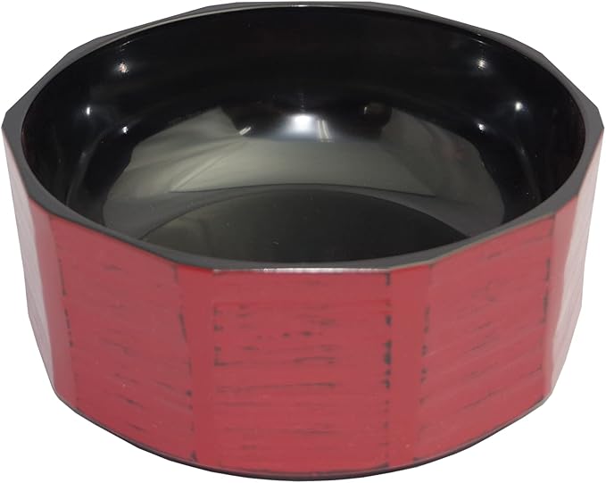 Fukui Craft Ohitsu Heat Resistant Made in Japan Dishwasher-Safe Wood Carving Rice Cooker Negoro (Inner Black) (Large) (Parent) (10 Guests)