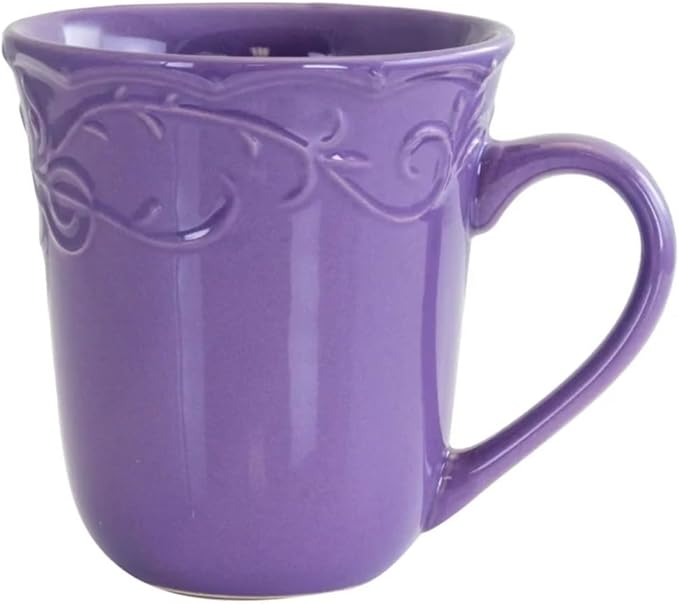 Elama Lilac Fields Town House 16-Piece Dinnerware Set