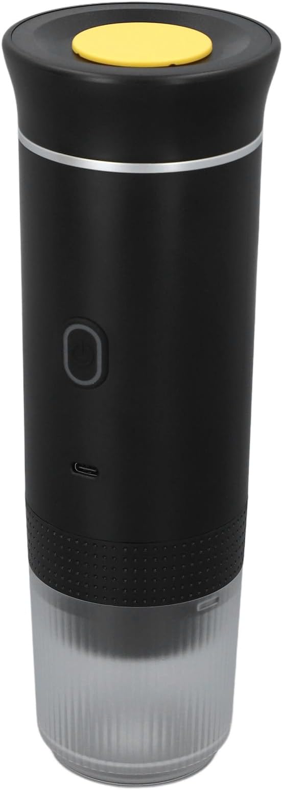 Portable Electric Coffee Machine 3 in 1 Portable Coffee Maker 15 Bar Pressure Rechargeable Battery Heating Water for Camping Driving Home and Office