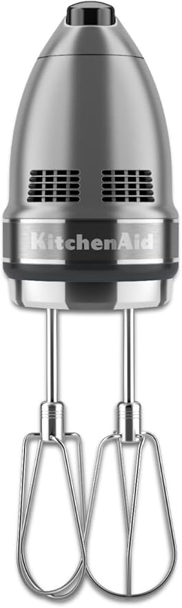 KitchenAid K400 Variable Speed Blender with Tamper - KSB4028 - Contour Silver 56 ounces &amp 7-Speed Hand Mixer - KHM7210 - Contour Silver