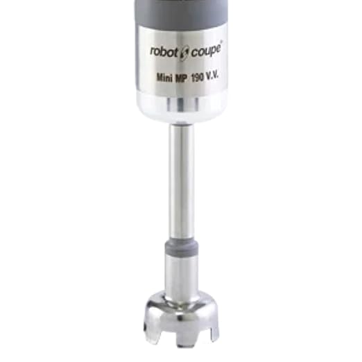 Robot Coupe MMP190COMBI Variable-Speed Mini Power Mixer Immersion Blender with 8-Inch Arm/Shaft and 7-Inch Whisk 120-Volts Grey