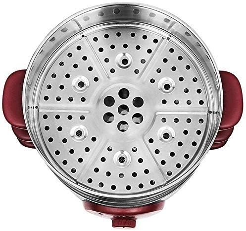 Pot-Style Rice Cooker and Food Steamer with Timer 1300W Fast Heating Stainless Steel Steamer The Knob is Timed Flexible Control of The Heat(