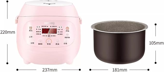 Rice Cookers 2L Automatic Electric Rice Cooker 1-3 People Multi-Functional Intelligent Reservation Mini Rice Cooker Rice Maker