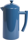 Frieling Double-Walled Stainless Steel French Press Coffee Maker Navy 34 fl oz.